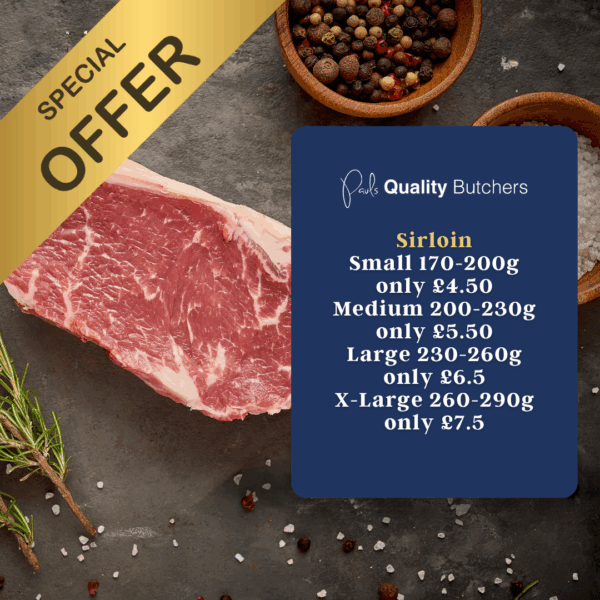 Half Price Steak Special - Sirloin